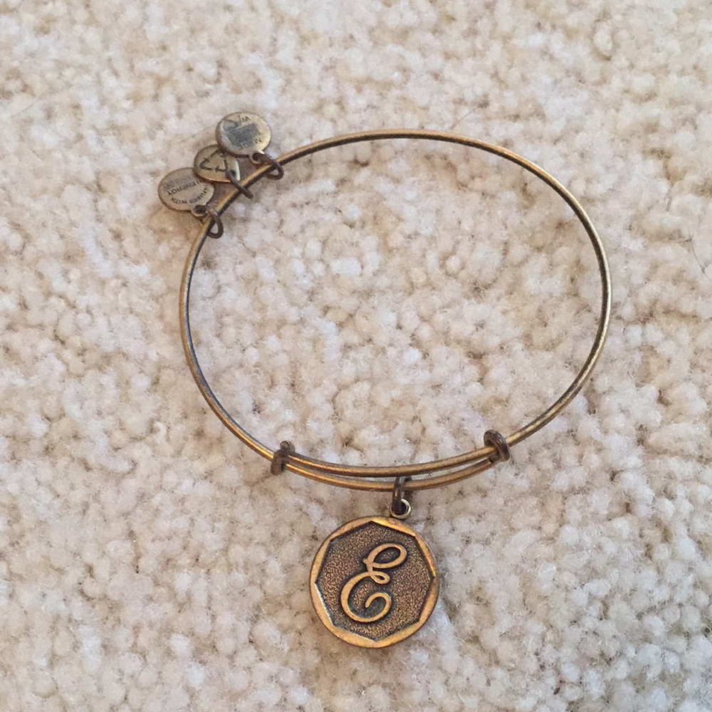 Alex and Ani “E” initial bracelet